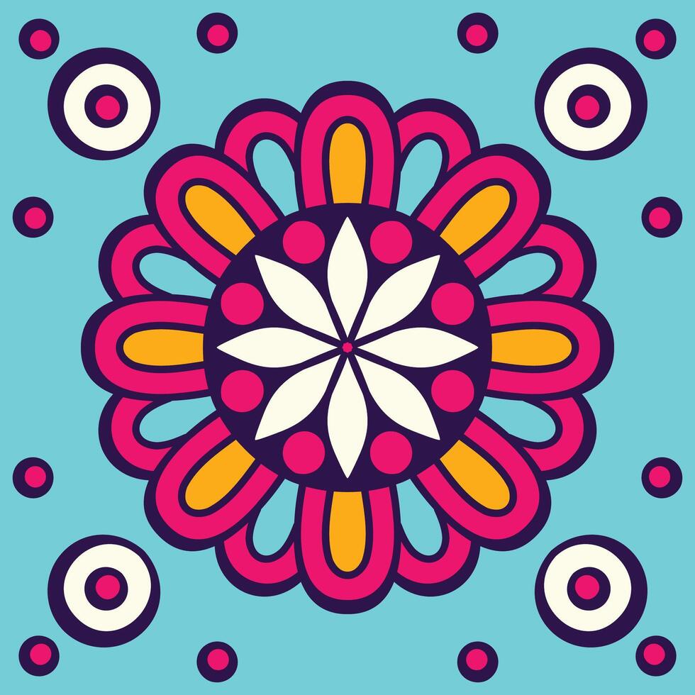 Mandala auf islamisch Kreise Jahrgang Blumen abstrakt einzigartig Muster mit Hochzeit Karte Hintergrund Design png klassisch Bilder vektor