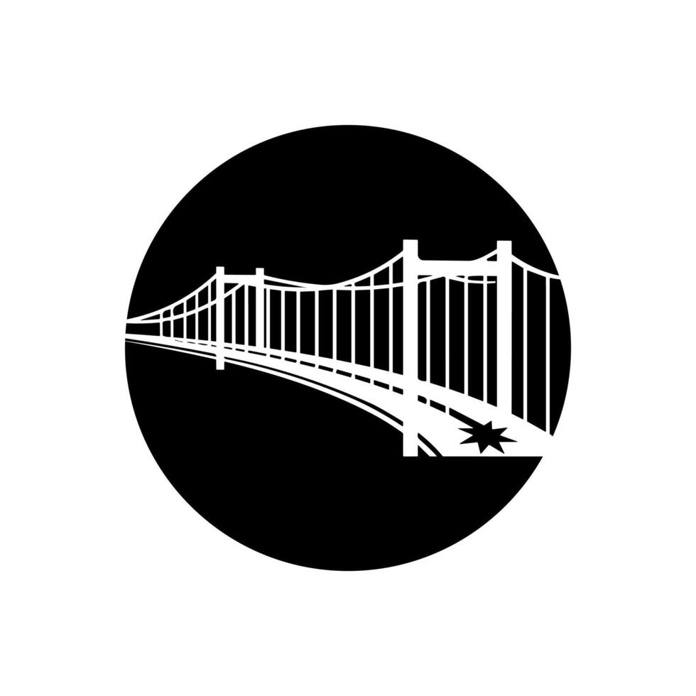 konstruktion av vägar och broar logotyp vektor