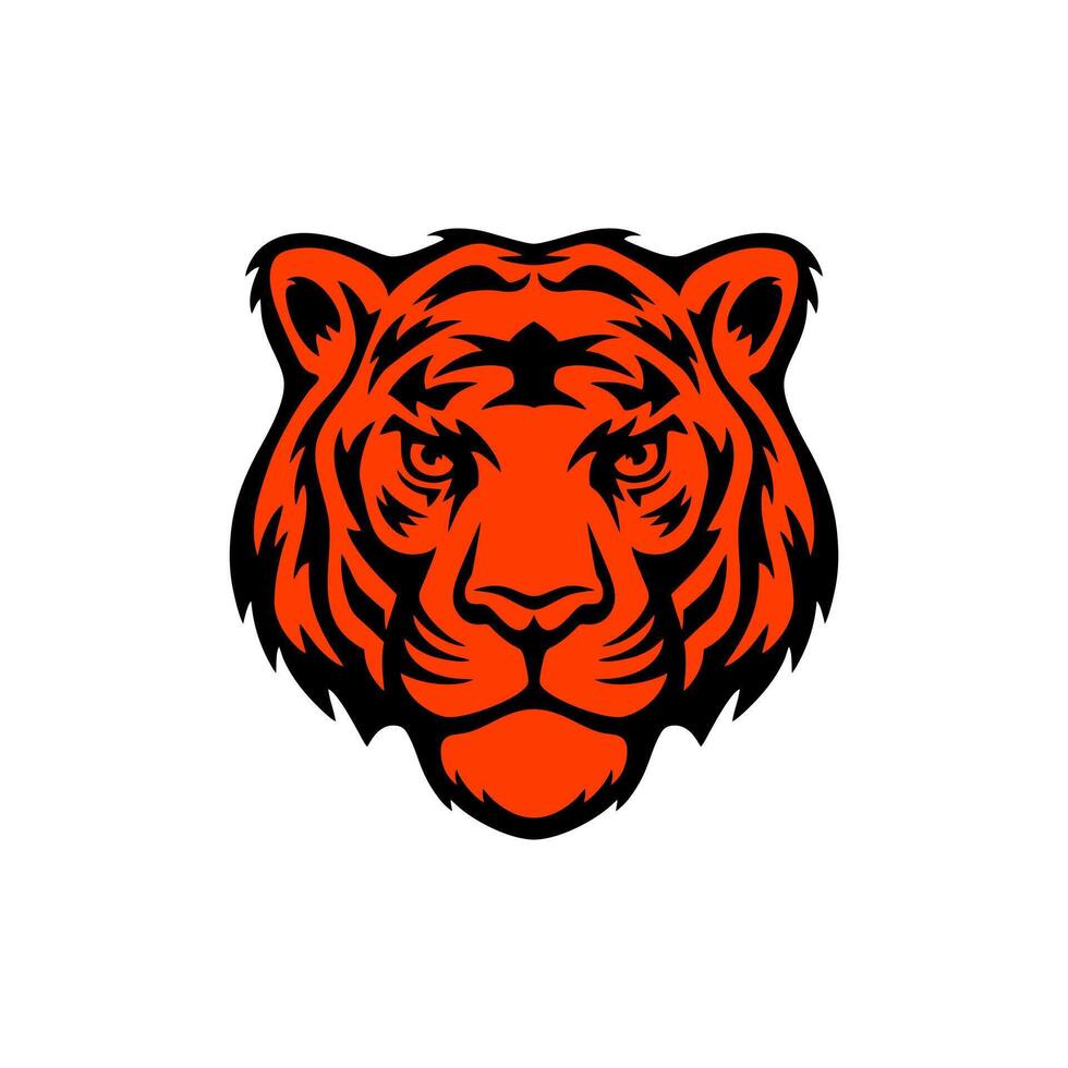 Tiger Kopf Logo Vektor