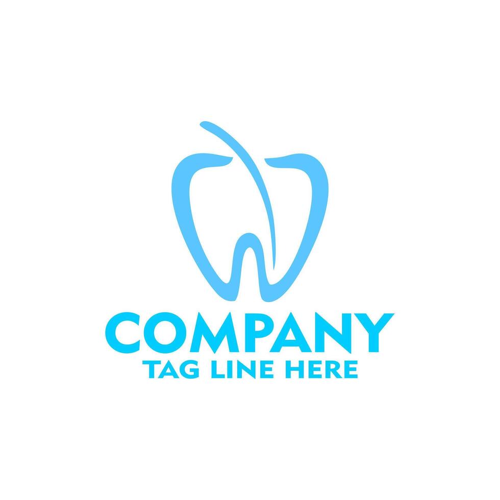 dental logotyp mall för varumärke eller företag vektor