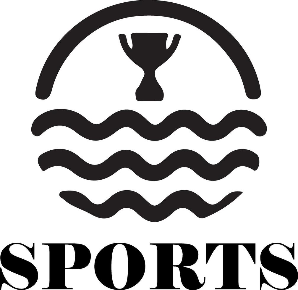 sport logotyp vektor svart Färg 20