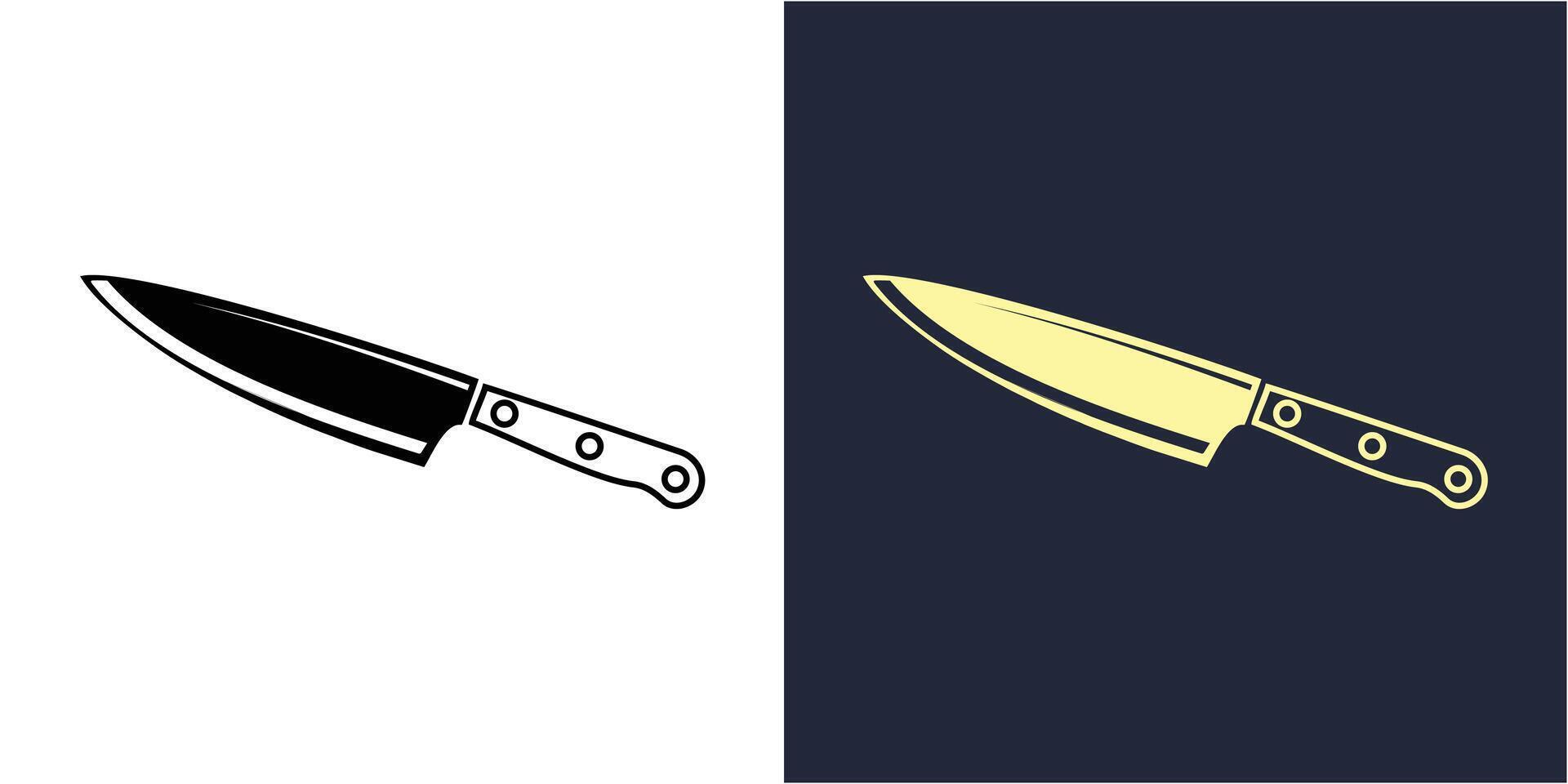 kniv vektor mall design konst