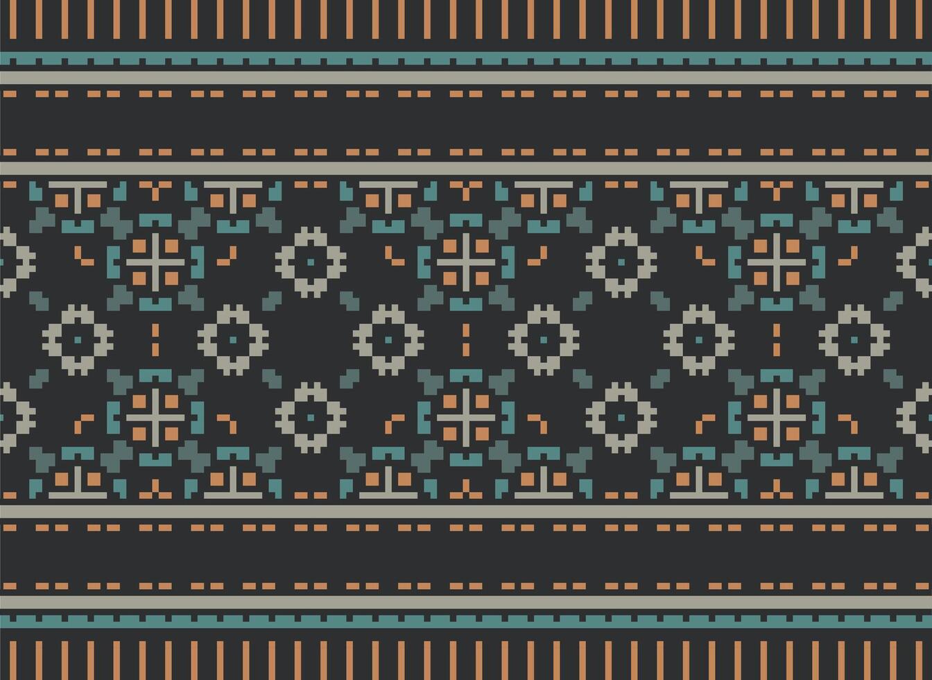 ein schön geometrisch ethnisch orientalisch Muster traditionell auf Weiß Hintergrund.aztec Stil, Stickerei, abstrakt, Vektor, Illustration.design zum Textur, Stoff, Kleidung, Verpackung, Dekoration, Teppich, Druck. vektor