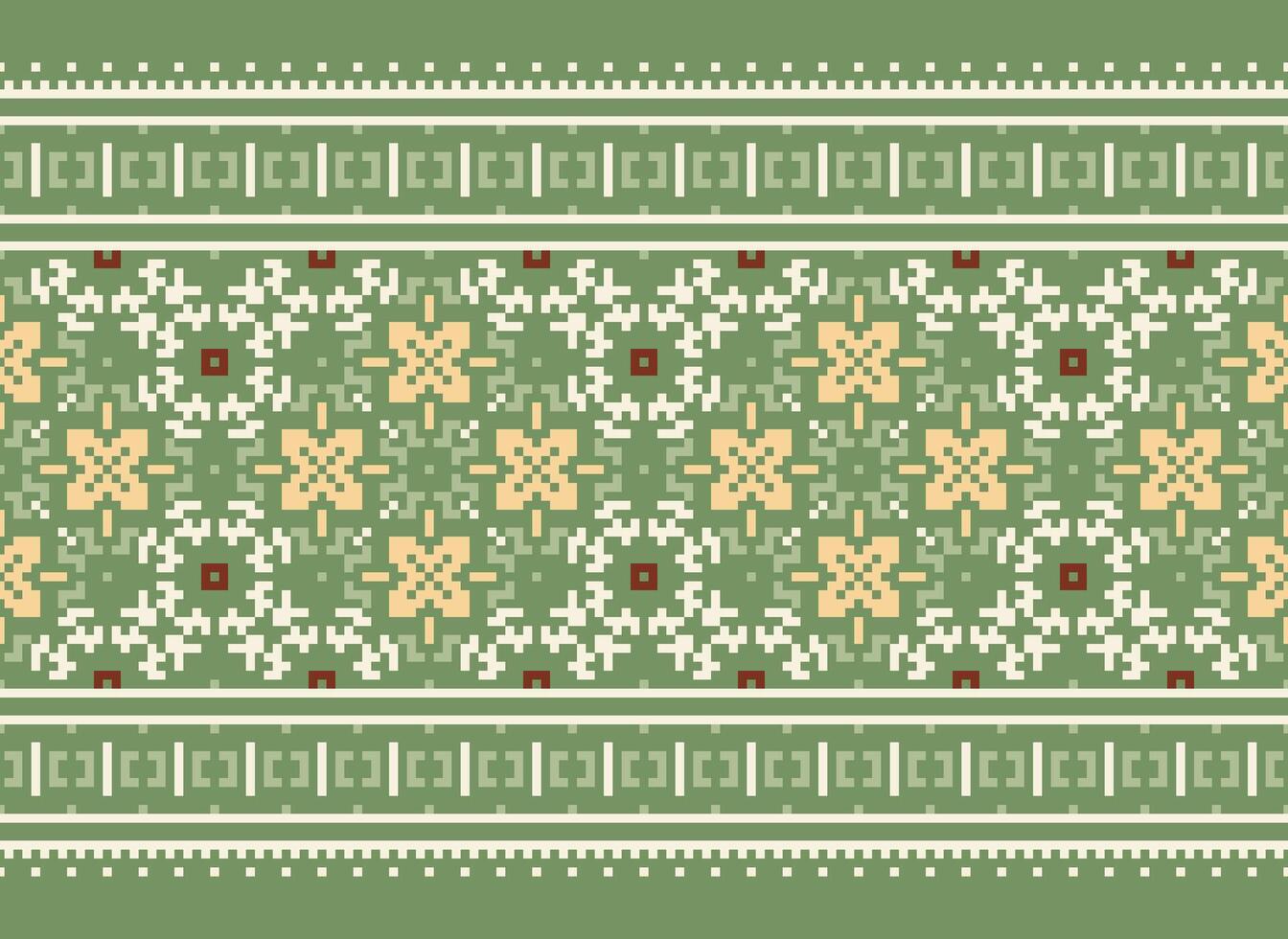 pixel etnisk mönster vektor bakgrund. sömlös mönster traditionell, design för bakgrund, tapet, batik, tyg, matta, Kläder, omslag, och textil.etnisk mönster vektor illustration.