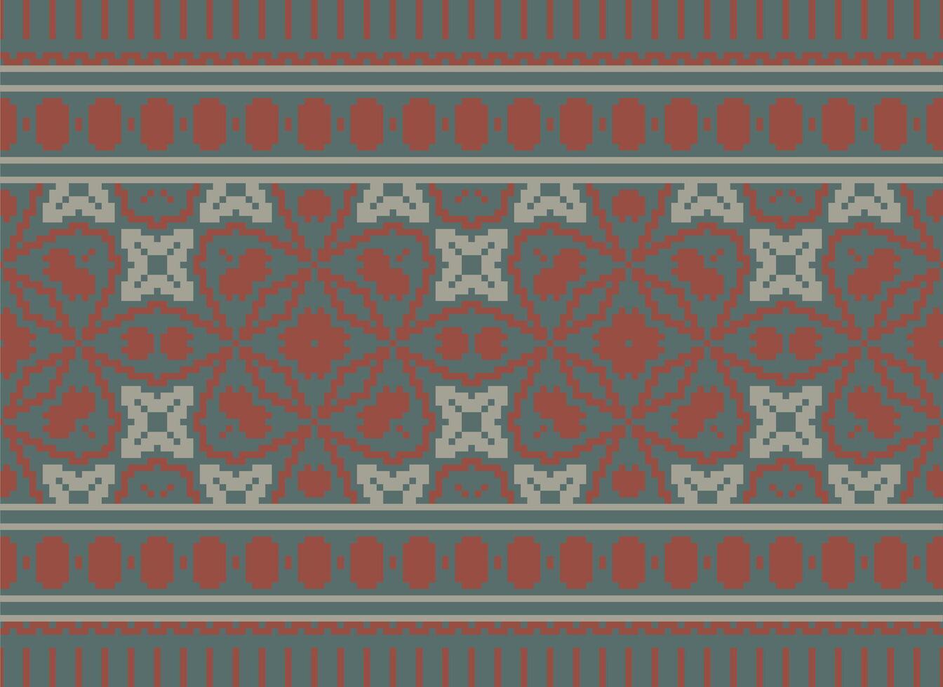 en skön geometrisk etnisk orientalisk mönster traditionell på vit background.aztec stil, broderi, abstrakt, vektor, illustration.design för textur, tyg, kläder, inslagning, dekoration, matta, tryck. vektor