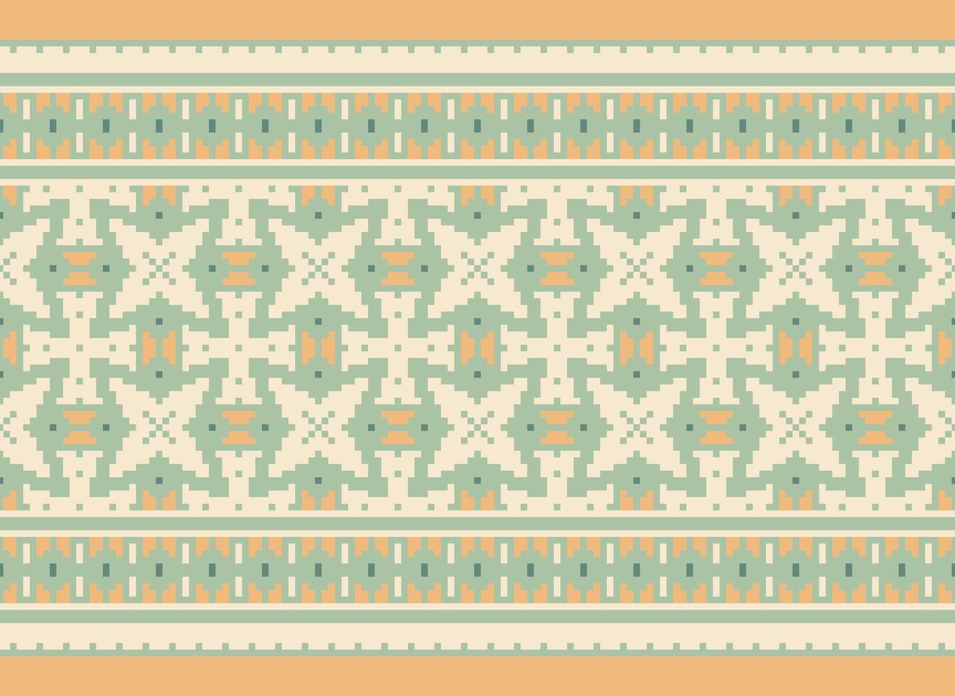 pixel broderi etnisk mönster, vektor geometrisk utsmyckad bakgrund, korsa sy retro sicksack- stil, mönster stickning kontinuerlig, design för textil, tyg, keramisk, digital skriva ut