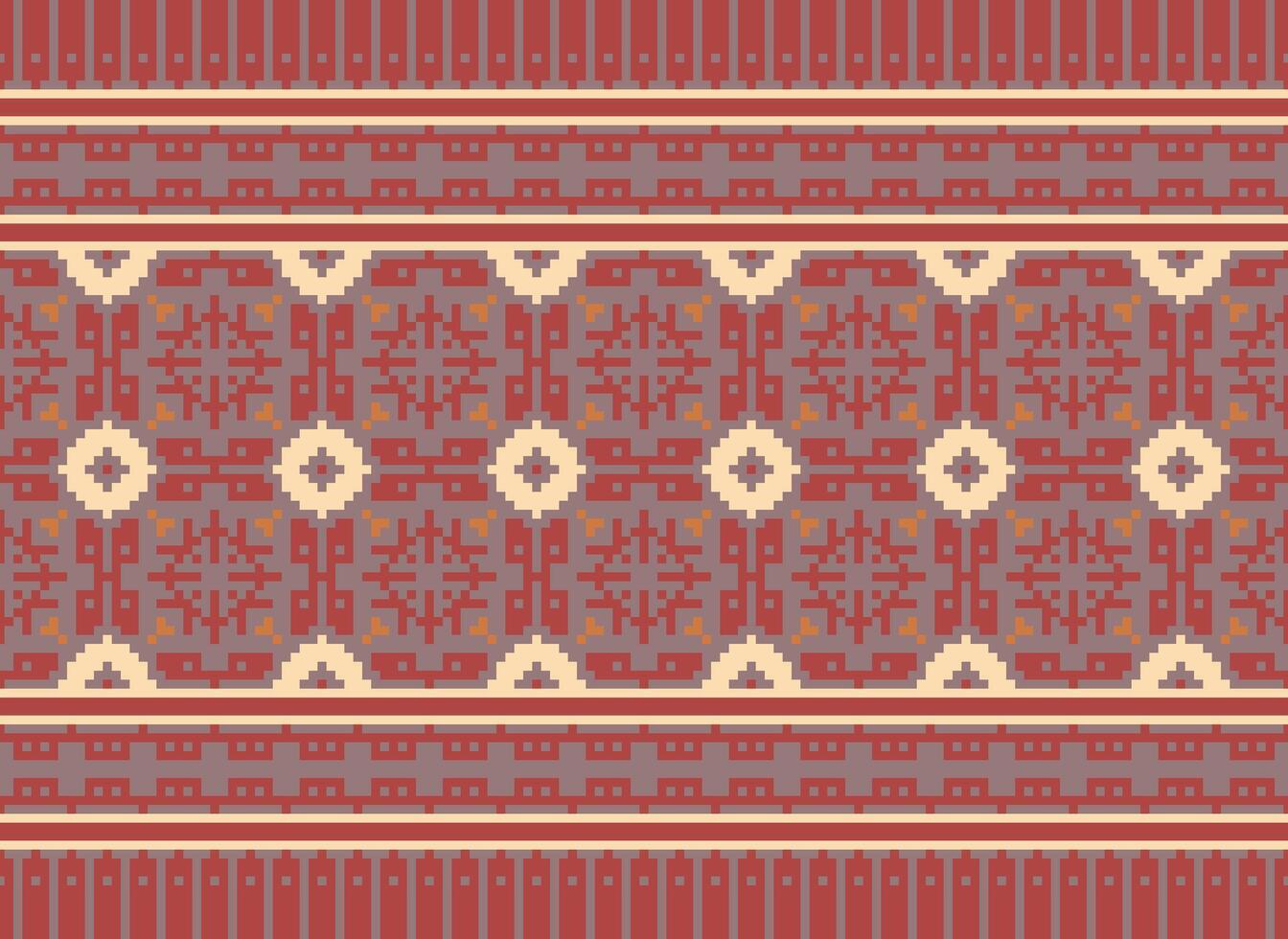 ein schön geometrisch ethnisch orientalisch Muster traditionell auf Weiß Hintergrund.aztec Stil, Stickerei, abstrakt, Vektor, Illustration.design zum Textur, Stoff, Kleidung, Verpackung, Dekoration, Teppich, Druck. vektor