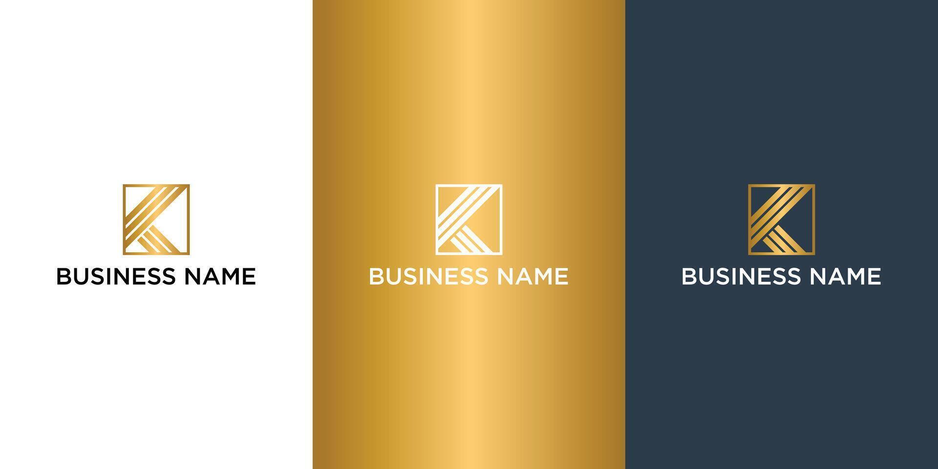 modern Initiale Brief k Logo Design zum Unternehmen, glatt und Fachmann. vektor
