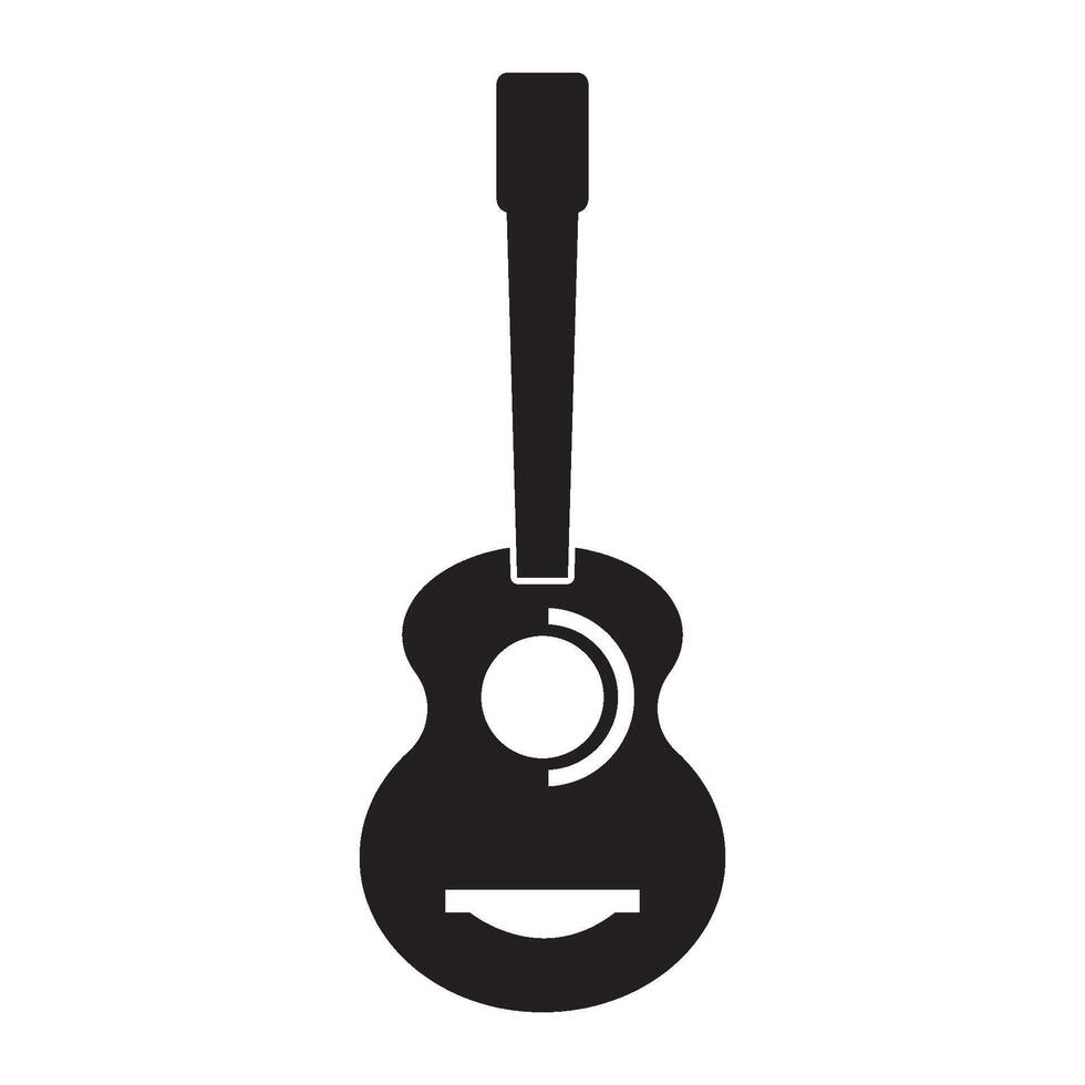 gitarr logotyp vektor