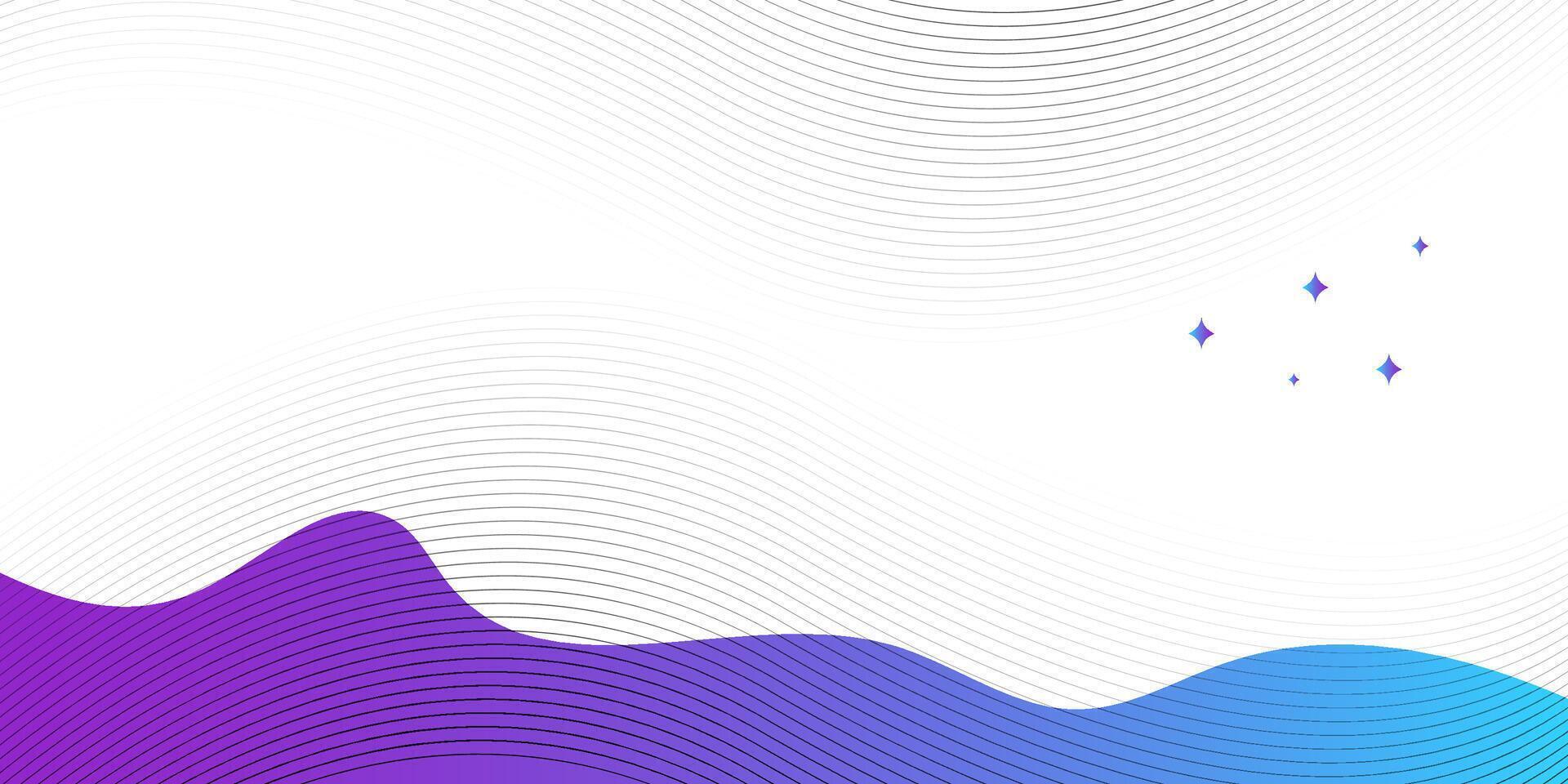 Blau abstrakt Hintergrund mit Welle. ziehen um Linien Design Element. vektor