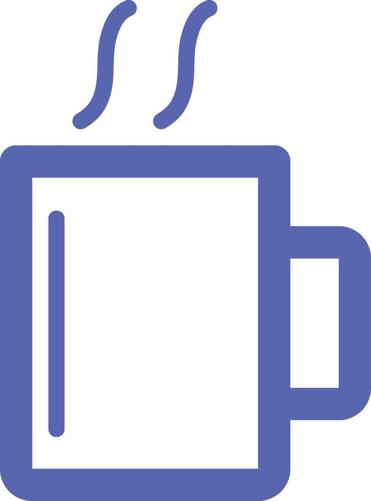ein Tasse von Kaffee Symbol auf ein Weiß Hintergrund vektor