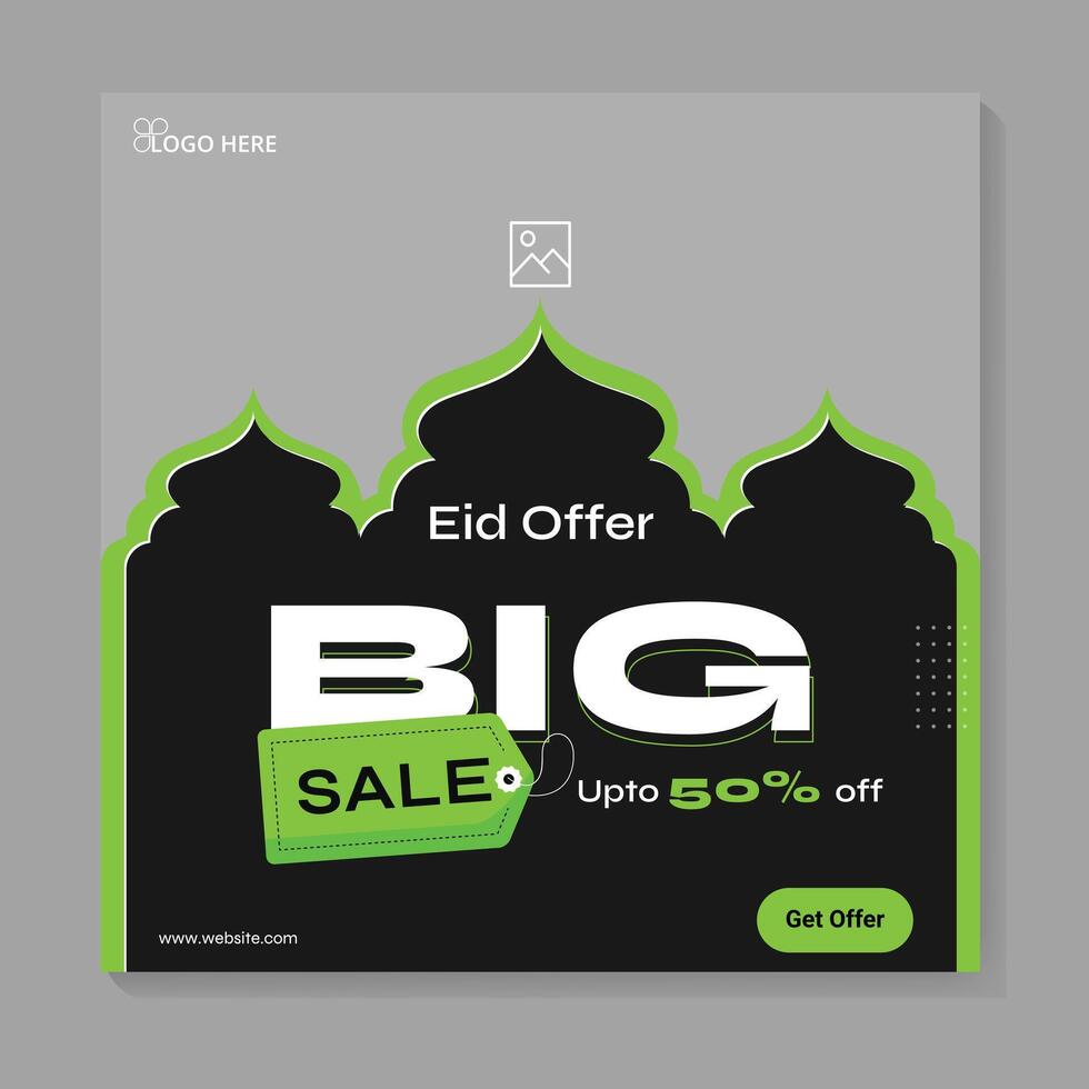 Besondere Angebot Banner Design zum Sozial Medien Post, eid Festival groß Verkauf Angebot Banner Design, editierbar Vektor eps 10 Datei Format