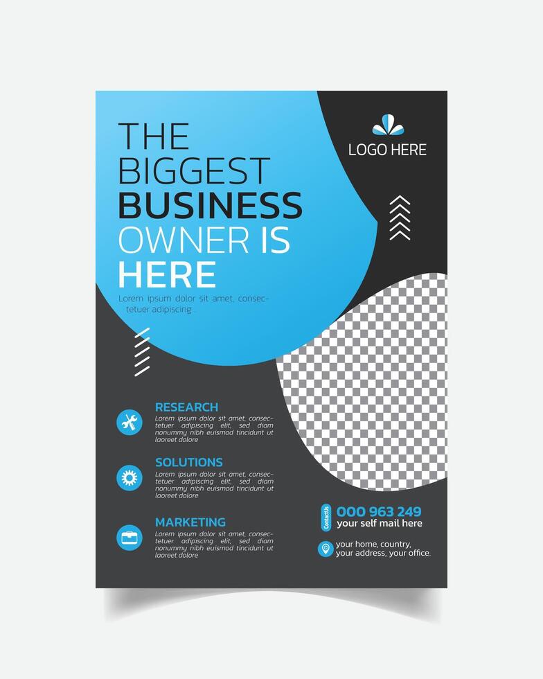 minimalistisk företag företag flygblad och trendig företag folder design vektor
