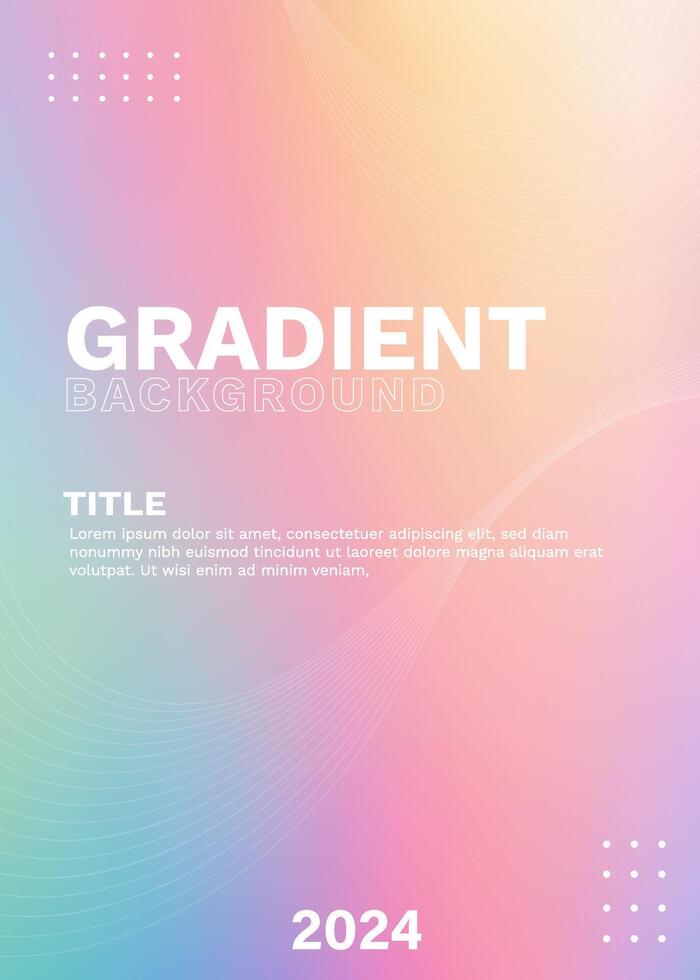 Vorlage Vektor Gradient Text