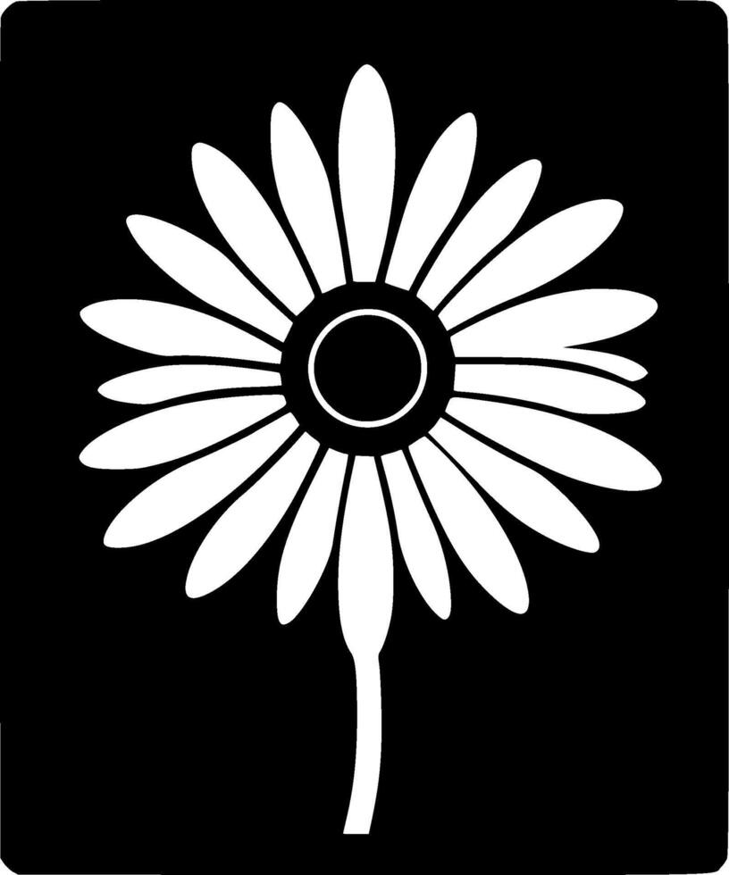 daisy - minimalistisk och platt logotyp - vektor illustration