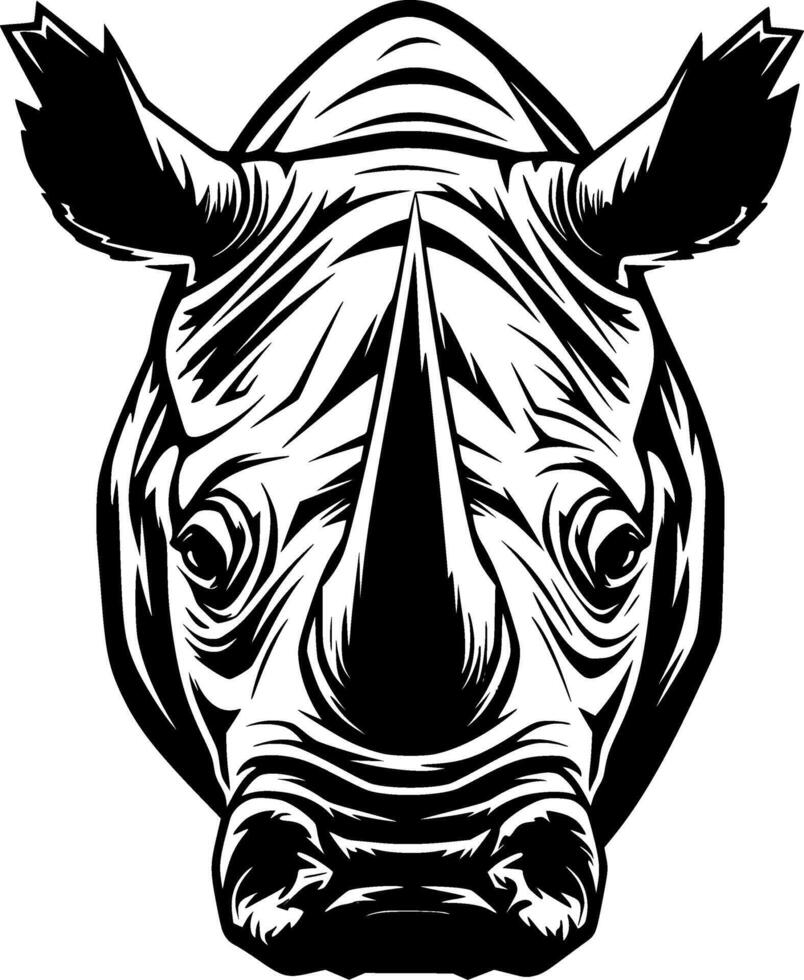 Nashorn - - hoch Qualität Vektor Logo - - Vektor Illustration Ideal zum T-Shirt Grafik