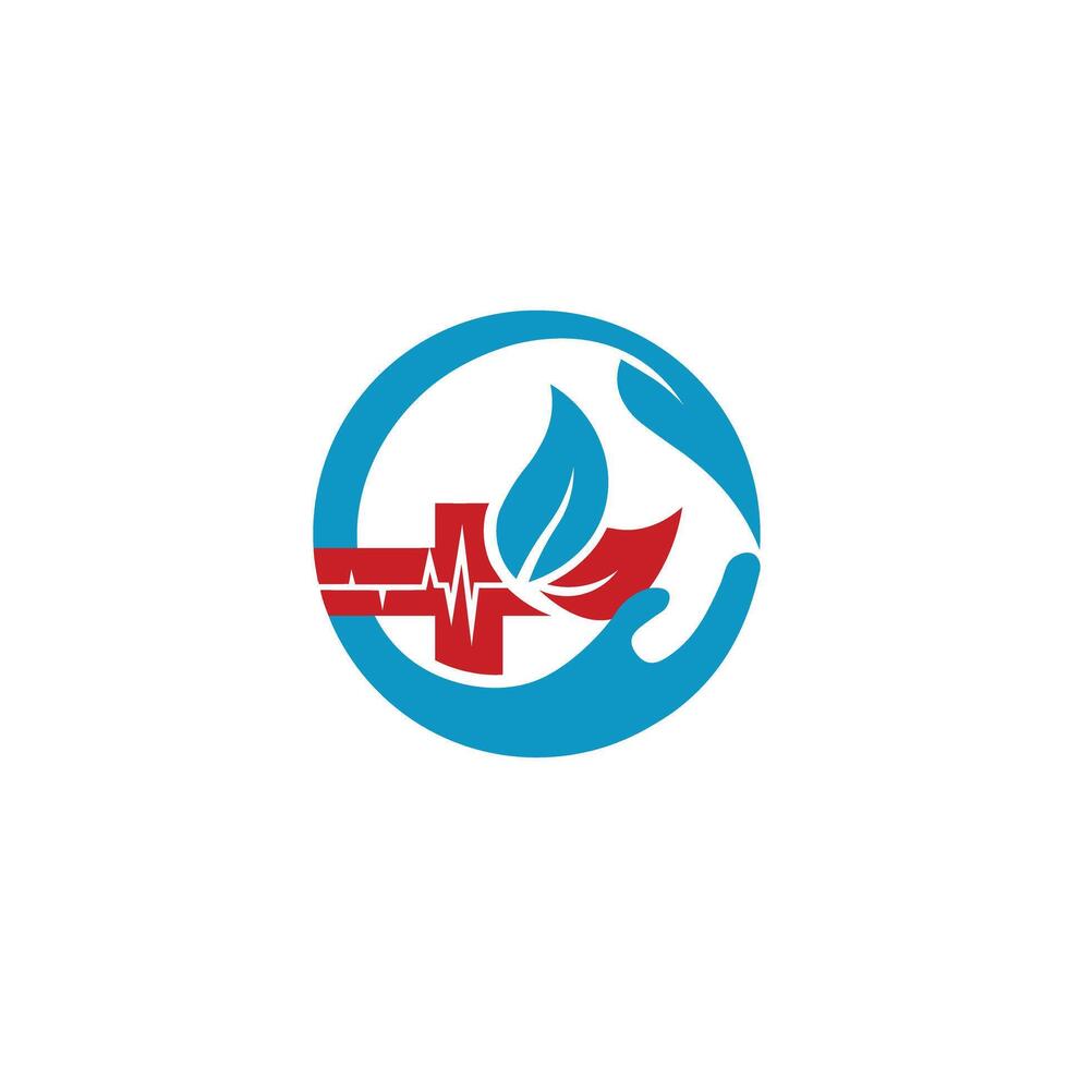 medizinisch Hart Logo zum Ihre Unternehmen vektor