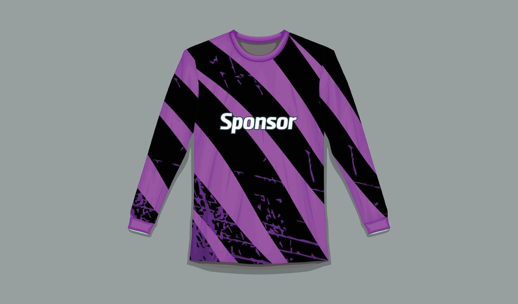 lange Ärmel T-Shirt Sport Textur Hintergrund zum Fußball Jersey bergab Radfahren Fußball Spielen vektor
