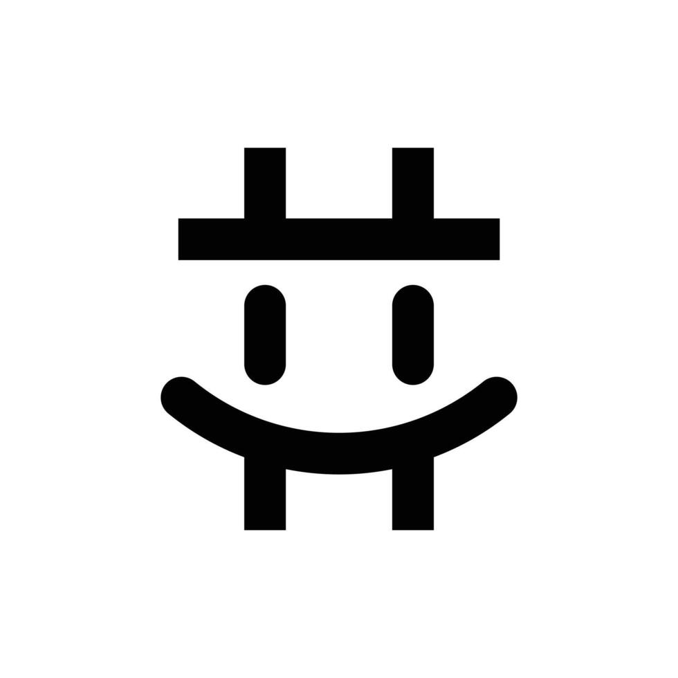 Smiley Gesicht App Symbol eps 10 Design Vorlage vektor