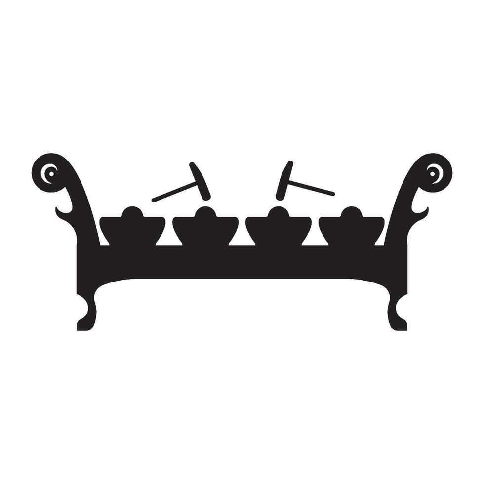 Gamelan Symbol Vektor