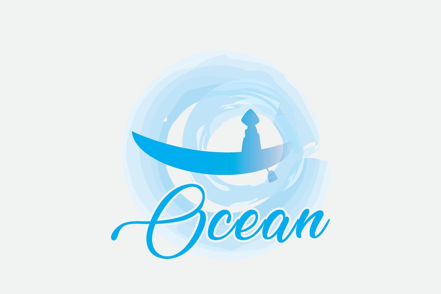 Ozean Aquarell T-Shirt Sublimation vektor