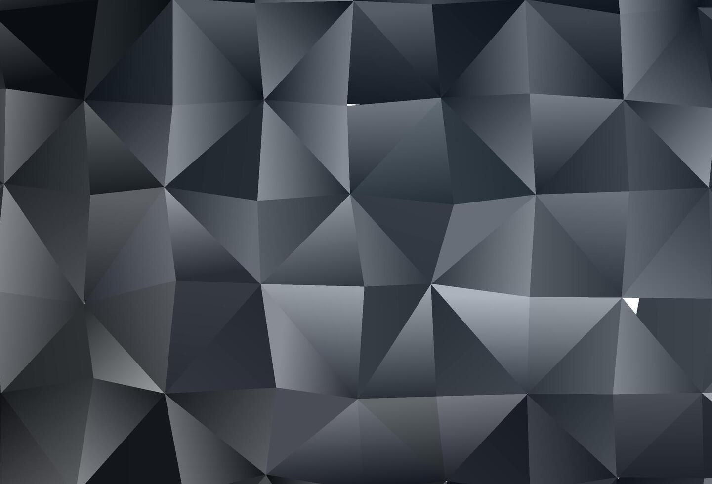 dunkelschwarze Vektor-Low-Poly-Textur. vektor