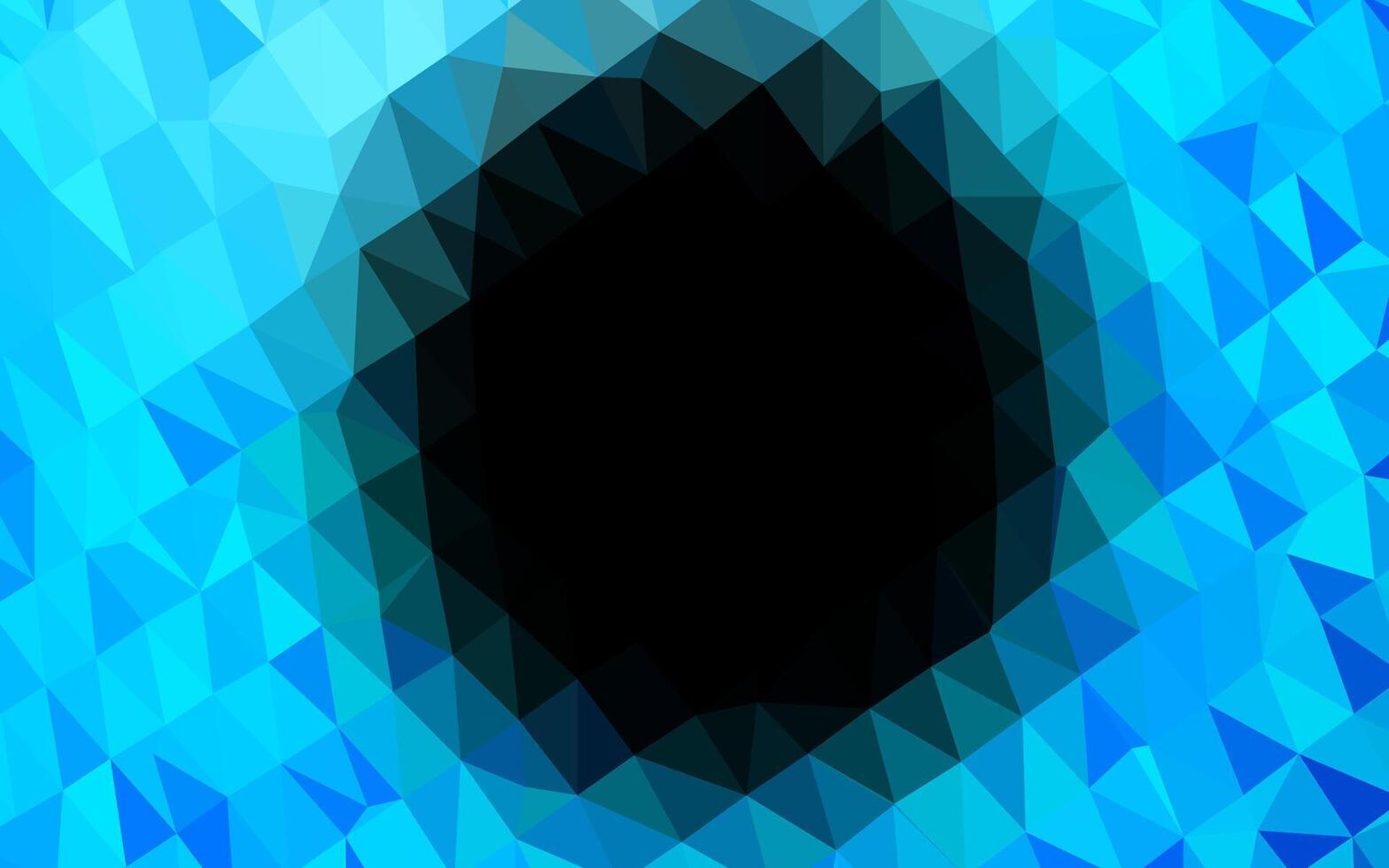 hellblauer Vektorpolygonzusammenfassungshintergrund. vektor