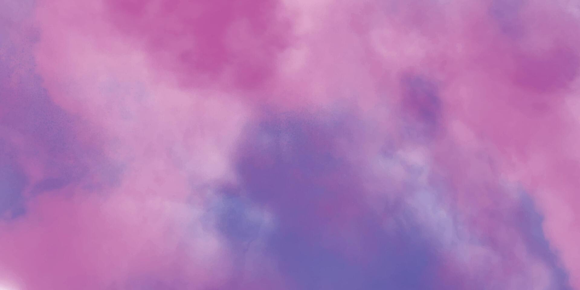 abstrakt vattenfärg texturerat. färgrik blå rosa bakgrund. bakgrund med rök. vektor