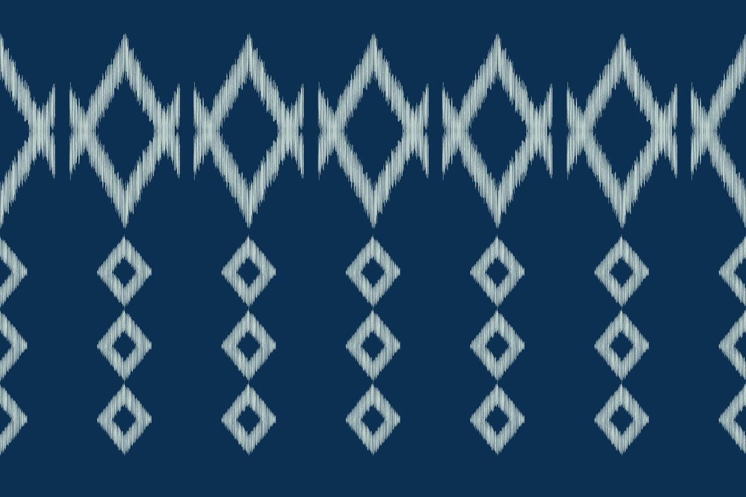 traditionell ethnisch Ikat Motiv Stoff Muster geometrisch Stil.afrikanisch Ikat Stickerei ethnisch orientalisch Muster Blau Hintergrund Hintergrund. abstrakt, Vektor, Illustration. Textur, Rahmen, Dekoration. vektor