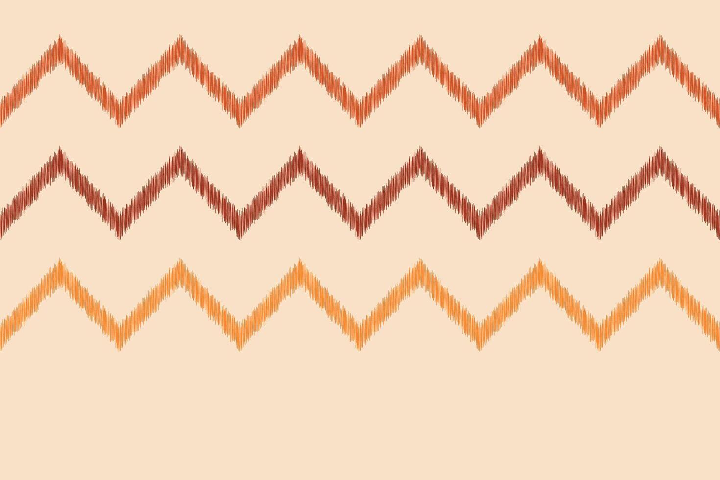 traditionell ethnisch Ikat Motiv Stoff Muster Hintergrund geometrisch .afrikanisch Ikat Stickerei ethnisch Muster braun Sahne Hintergrund Hintergrund. abstrakt, Vektor, Illustration. Textur, Rahmen, Dekoration. vektor