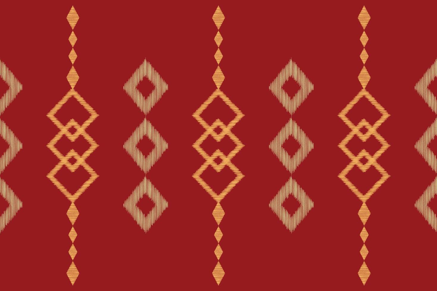 traditionell ethnisch Ikat Motiv Stoff Muster geometrisch Stil.afrikanisch Ikat Stickerei ethnisch orientalisch Muster rot Hintergrund Hintergrund. abstrakt, Vektor, Illustration. Textur, Rahmen, Dekoration. vektor