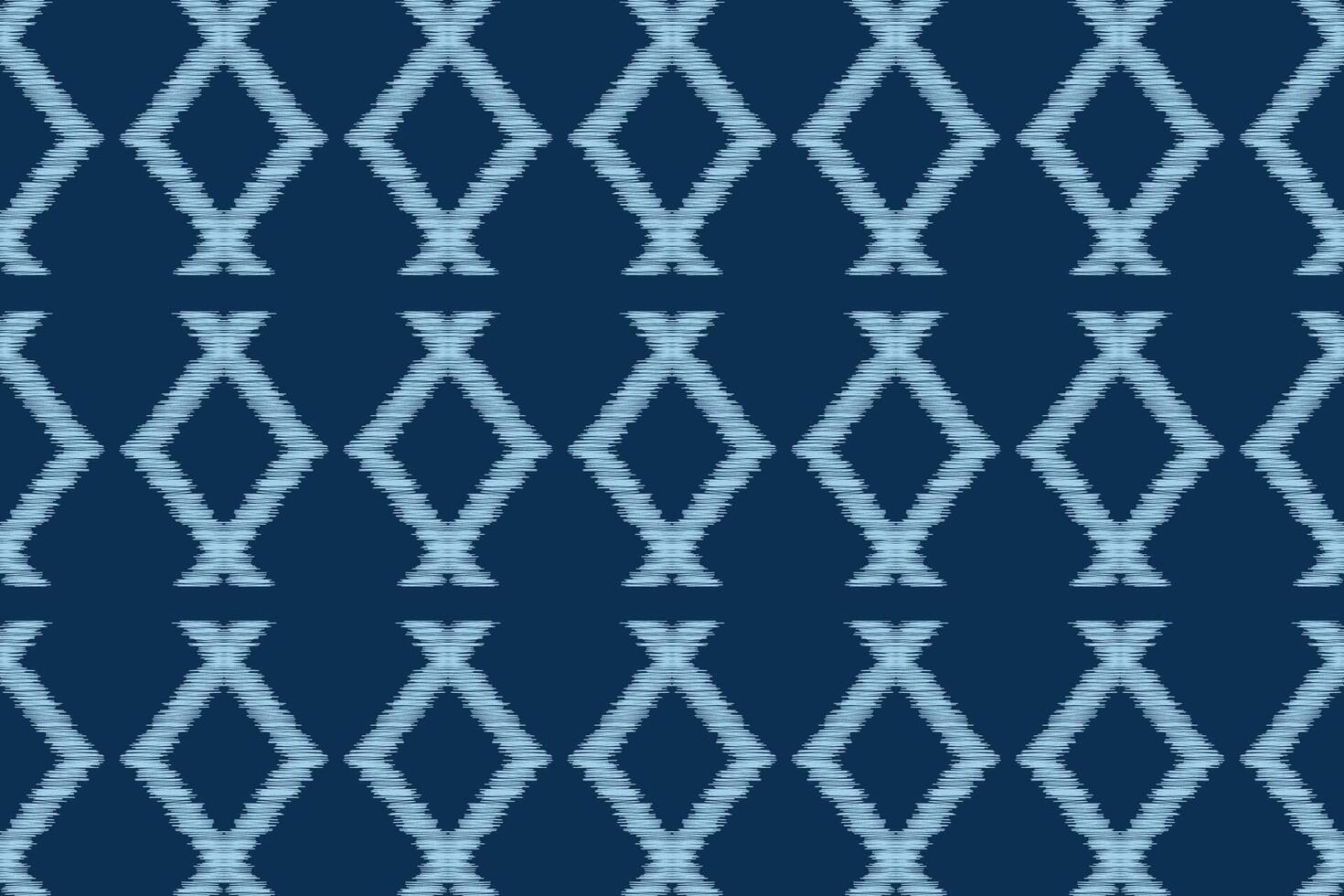 traditionell ethnisch Ikat Motiv Stoff Muster geometrisch Stil.afrikanisch Ikat Stickerei ethnisch orientalisch Muster Blau Hintergrund Hintergrund. abstrakt, Vektor, Illustration. Textur, Rahmen, Dekoration. vektor