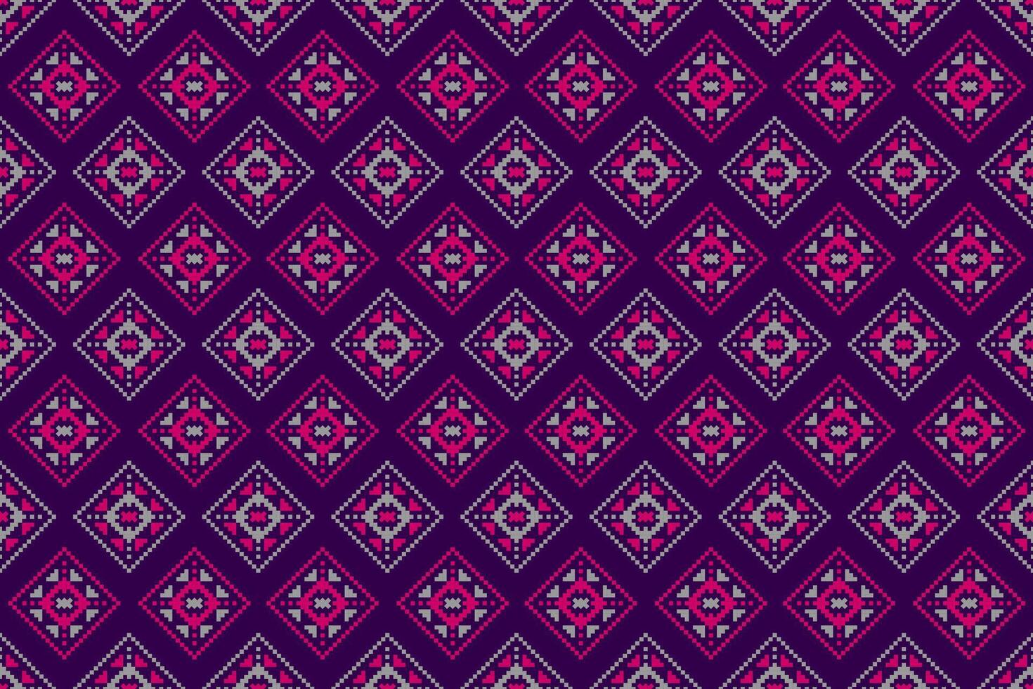 tyg mexikansk stil. geometrisk etnisk sömlös mönster i stam. aztec konst prydnad skriva ut. design för bakgrund, tapet, illustration, tyg, Kläder, matta, textil, batik, broderi. vektor