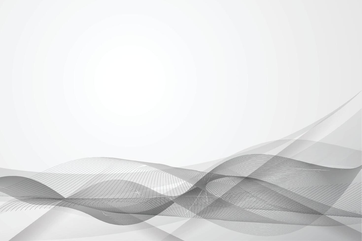 abstrakte Linie weiße und graue Farbe modernes Hintergrunddesign. Vektorillustration vektor