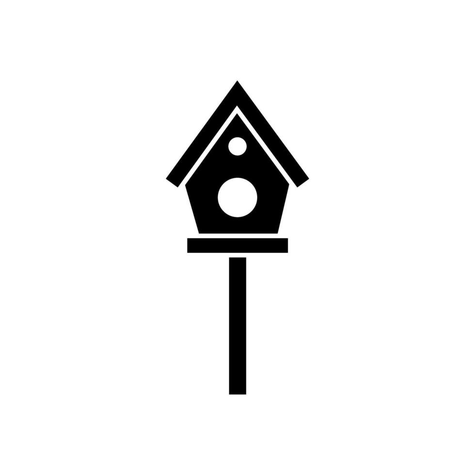 fågelholk ikon vektor. matare illustration tecken. fågel symbol eller logotyp. vektor