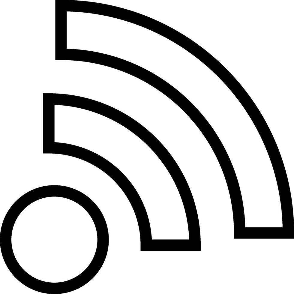 signal ikon vektor. wiFi illustration tecken. antenn och satellit signal symboler. trådlös logotyp. vektor