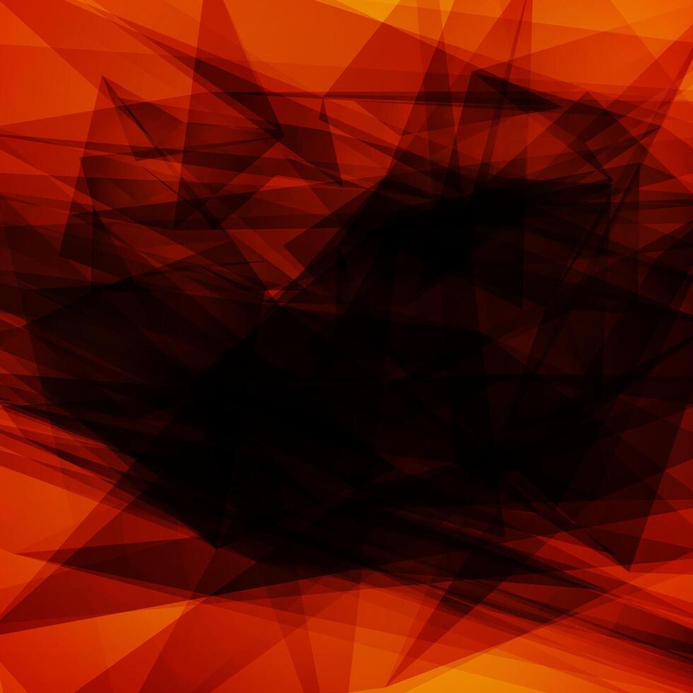 rot und schwarz abstrakt Hintergrund mit Dreiecke vektor