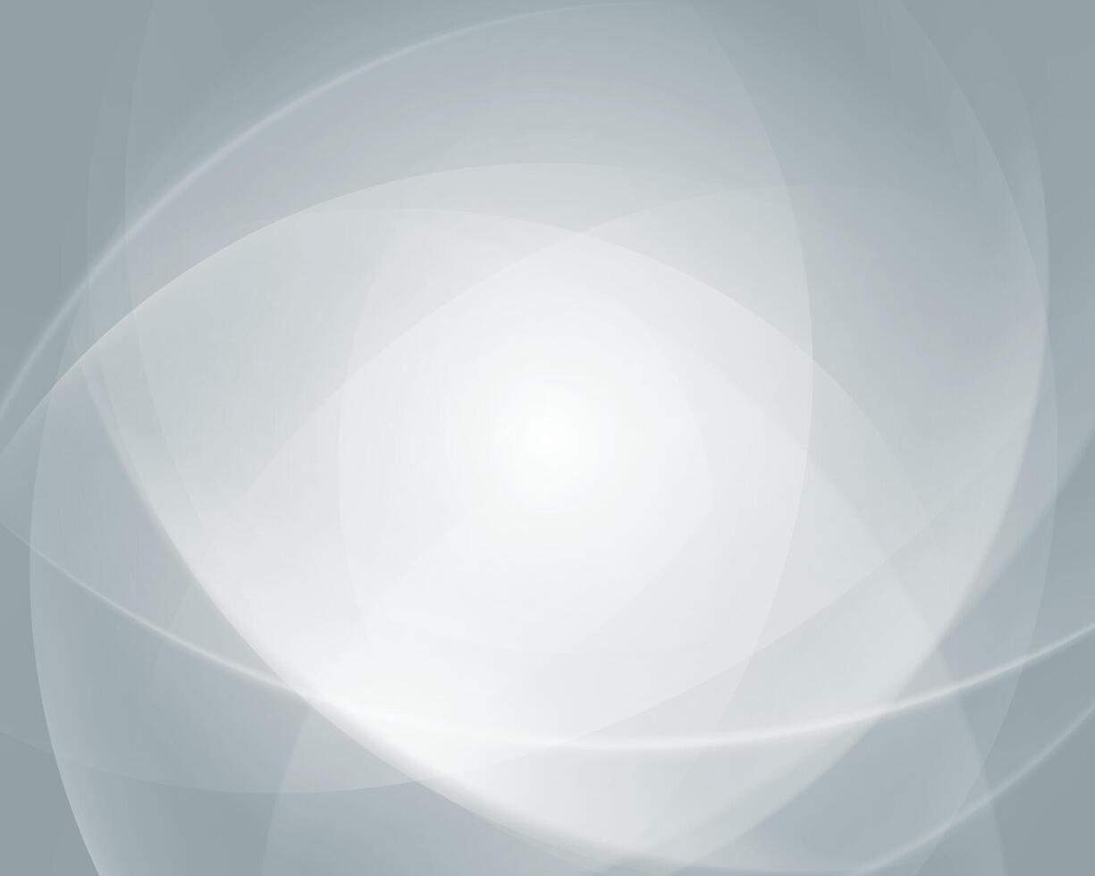 neutral grau abstrakt Hintergrund mit überlappend Kreise vektor