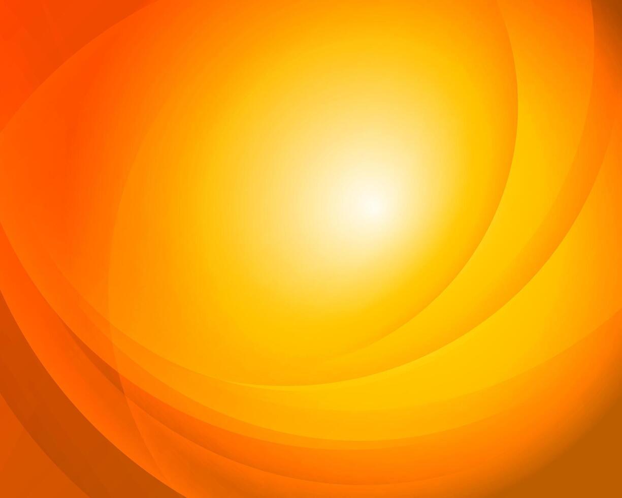 warm Orange abstrakt Hintergrund mit überlappend Kreise vektor