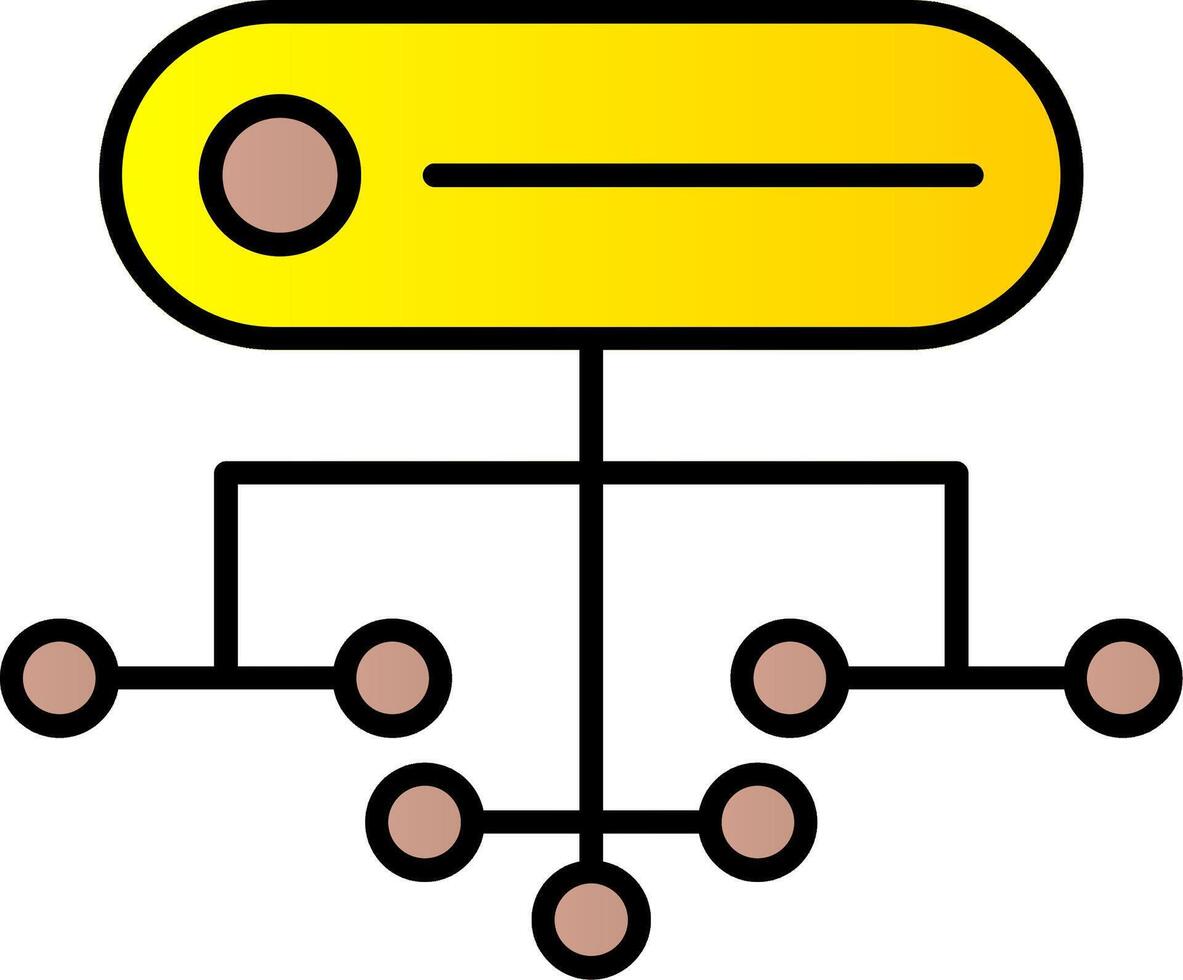 Struktur Linie gefüllt Gradient Symbol vektor