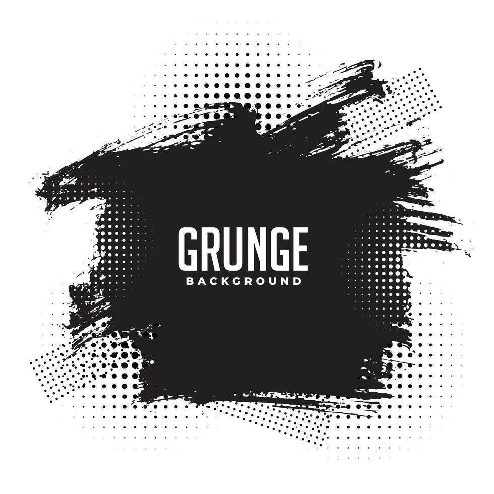 abstrakt Grunge Halbton Spritzer Textur Hintergrund Design vektor