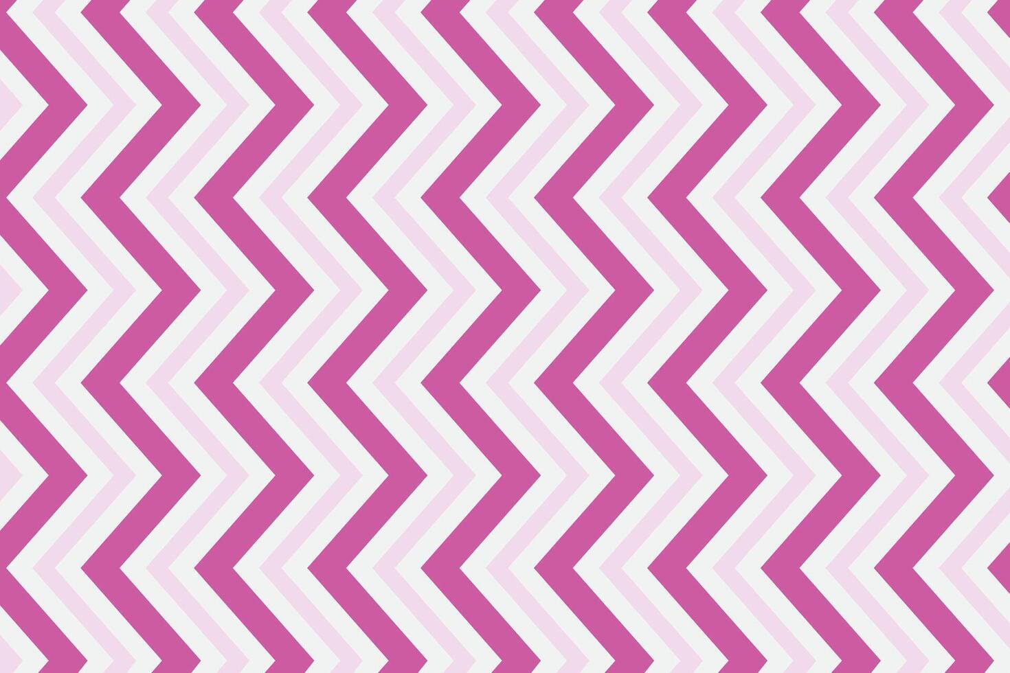 ein bunt gestreift Hintergrund mit ein Zickzack- Muster modern einfach abstrakt Rosa lite dunkel Sahne Farbe zick Zack Linie Muster auf Weiß Hintergrund vektor