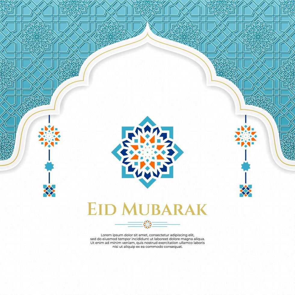 orientalisch Gruß Design zum Kultur oder islamisch Thema, speziell zum Ramadan oder eid Mubarak vektor