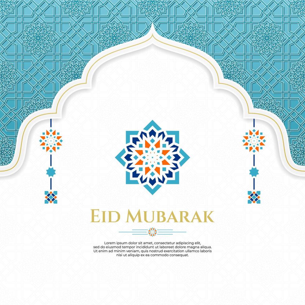 orientalisk hälsning design för kultur eller islamic tema, speciellt för ramadan eller eid mubarak vektor