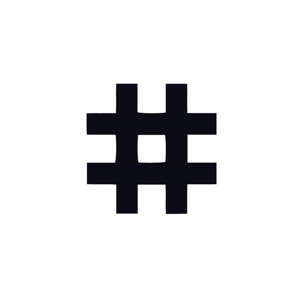 Hashtag Symbol Vektor Design