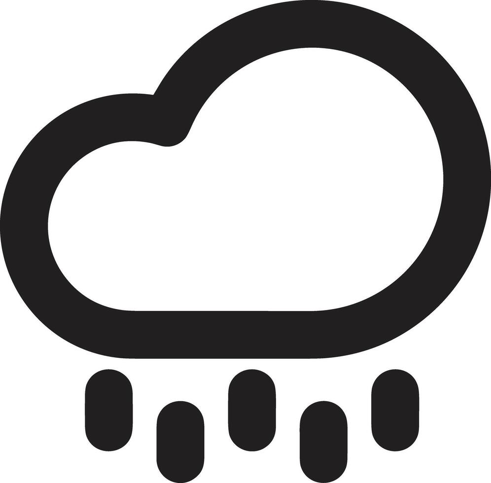 Wolke Symbol Symbol Vektor Bild. Illustration von das Hosting Lager Design Bild