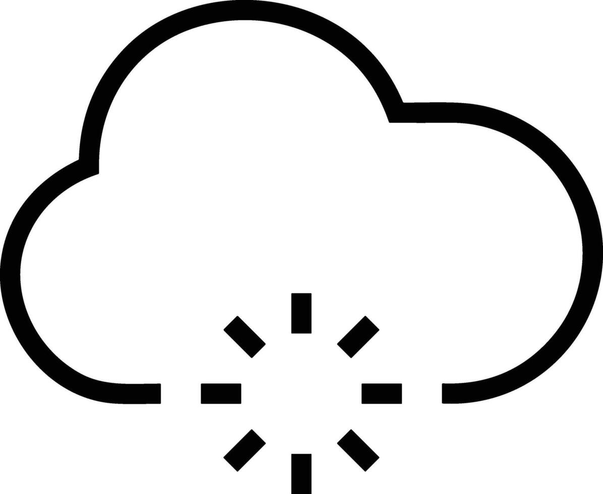 Wolke Symbol Symbol Vektor Bild. Illustration von das Hosting Lager Design Bild