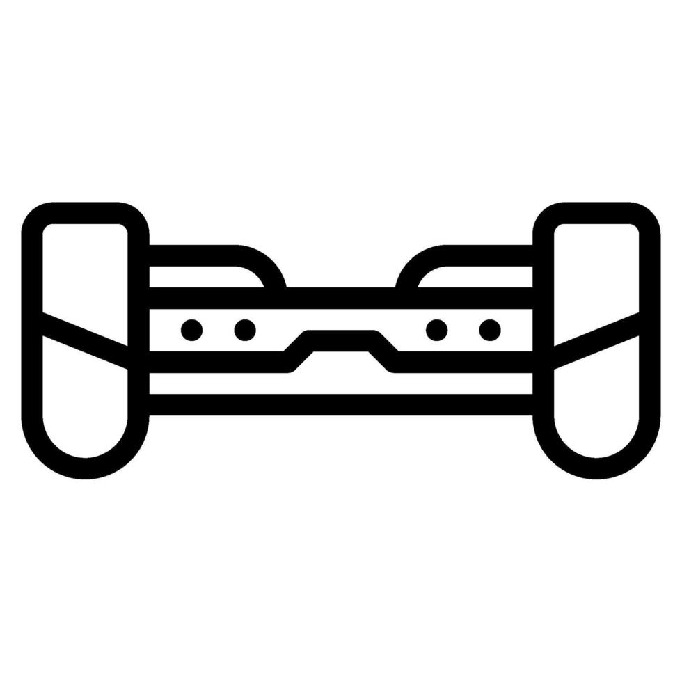 hoverboard framtida saker ikon illustration vektor