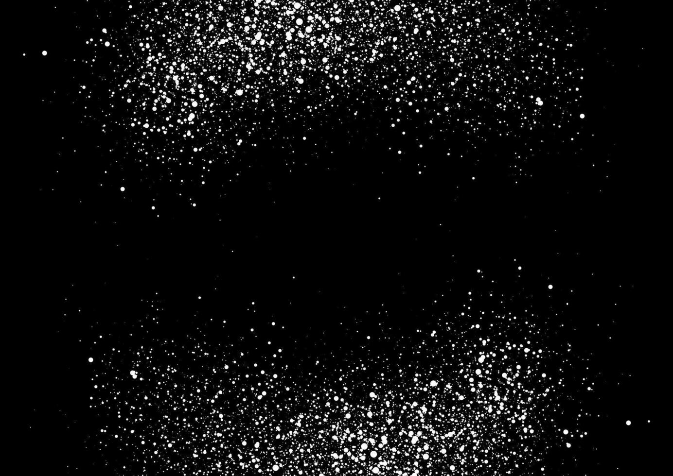 Weiß klein Punkte auf schwarz abstrakt Hintergrund vektor