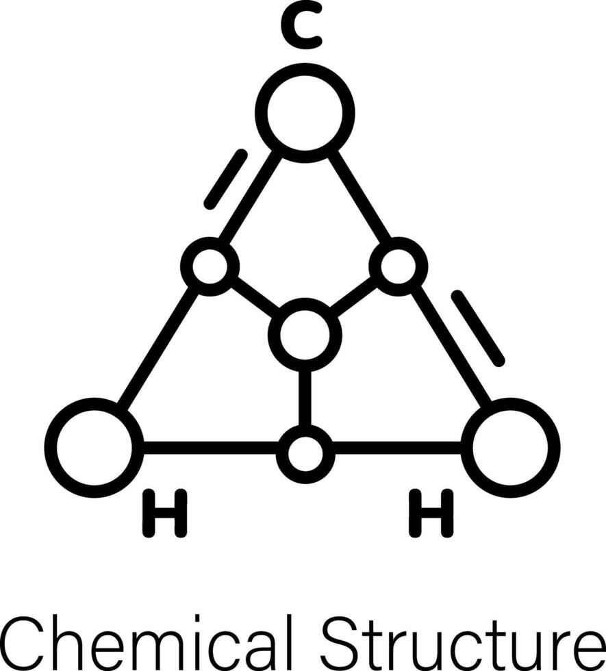 modisch chemisch Struktur vektor